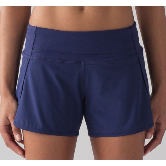 Lululemon Run Times Short Navy - Picture 1 of 11